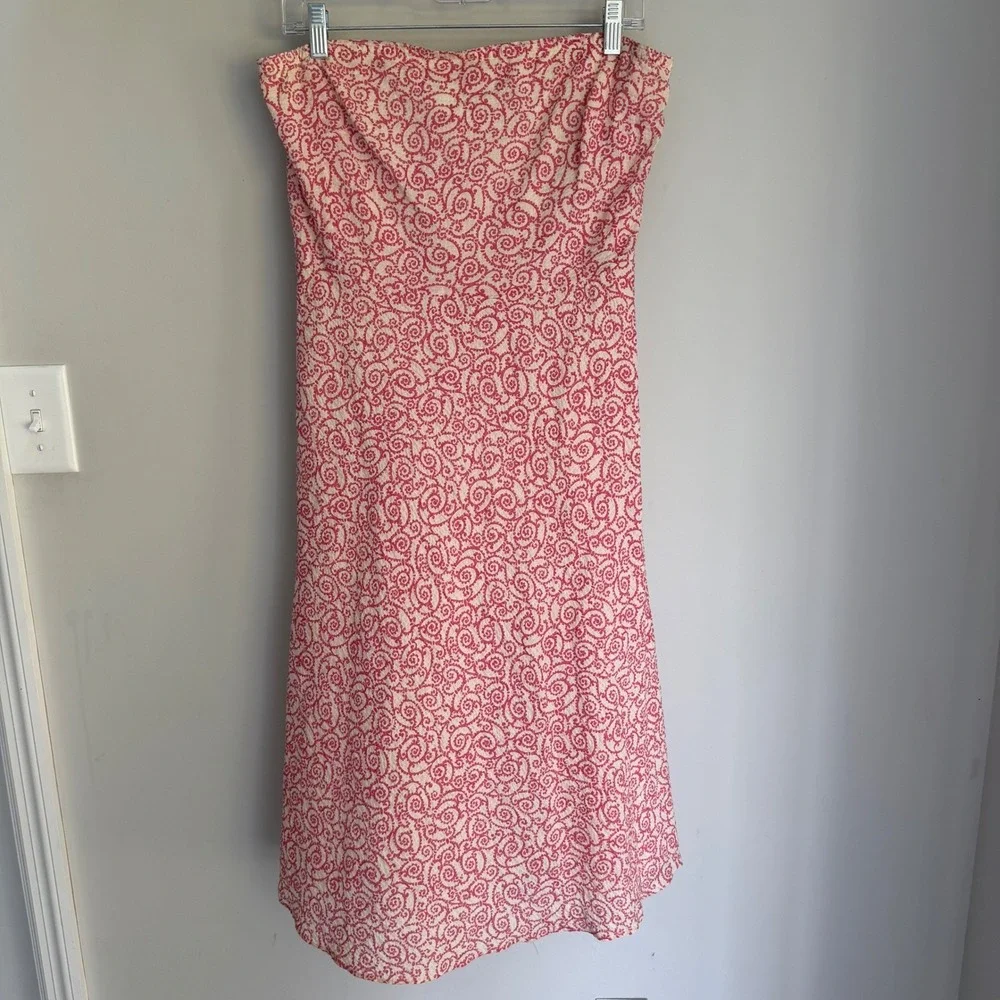 j crew pink strapless dress Floral Cocktail 4 / Soleil/Multi alfresco dining Nwt J Crew Hot Pink